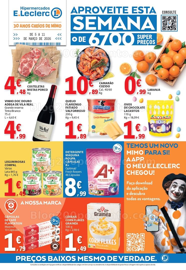 Antevisão Folheto E-LECLERC Promoções de 5 a 11 março